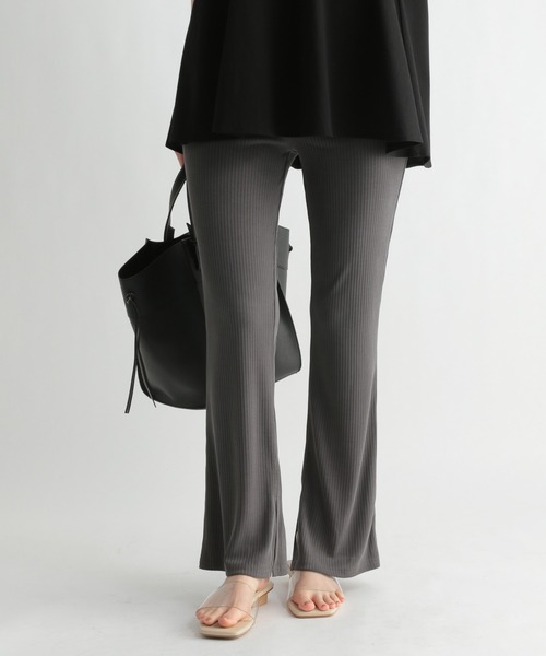 Andemiu（アンデミュウ）の「カットリブパンツ954696（その他パンツ・レディース・イエロー/グレー・FREE）」の11枚目の写真