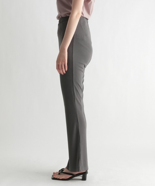 Andemiu（アンデミュウ）の「カットリブパンツ954696（その他パンツ・レディース・イエロー/グレー・FREE）」の8枚目の写真