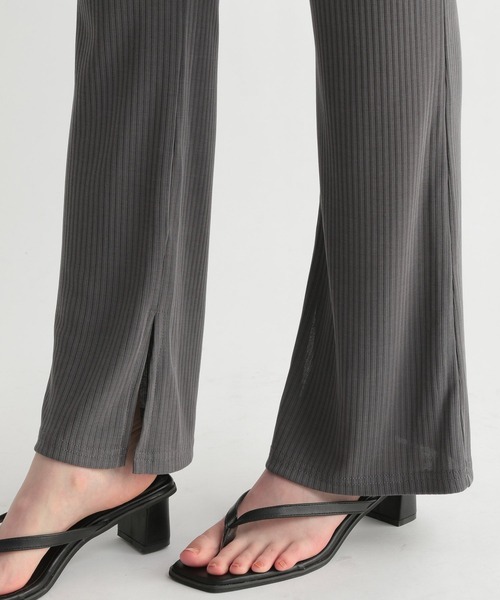 Andemiu（アンデミュウ）の「カットリブパンツ954696（その他パンツ・レディース・イエロー/グレー・FREE）」の15枚目の写真