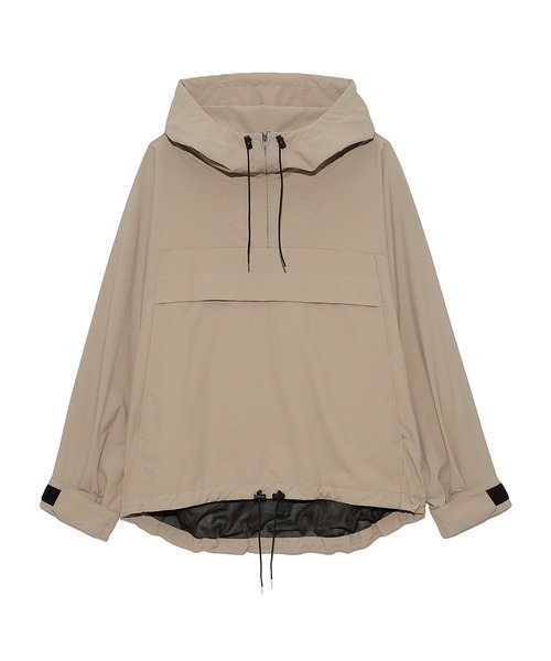 Mila Owen（ミラオーウェン）の「撥水ナイロンアノラック（ナイロンジャケット・レディース・ベージュ/ブラウン/アイボリー・1/0）」の12枚目の写真