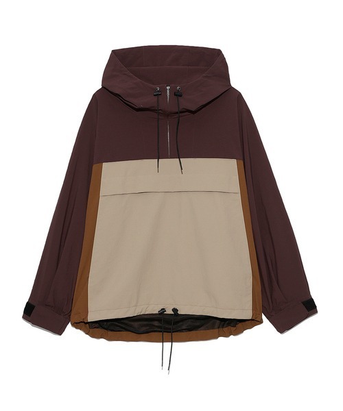 Mila Owen（ミラオーウェン）の「撥水ナイロンアノラック（ナイロンジャケット・レディース・ベージュ/ブラウン/アイボリー・1/0）」の18枚目の写真
