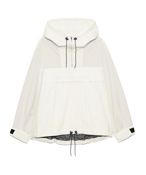 Mila Owen（ミラオーウェン）の「撥水ナイロンアノラック（ナイロンジャケット・レディース・ベージュ/ブラウン/アイボリー・1/0）」の8枚目の写真