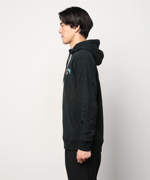 BILLABONG(ビラボン)の「BILLABONG/ビラボン 裏起毛 バックプリントパーカー BB012-013(パーカー・メンズ・ブラック/ホワイト・XL/M/L)」の7枚目の写真