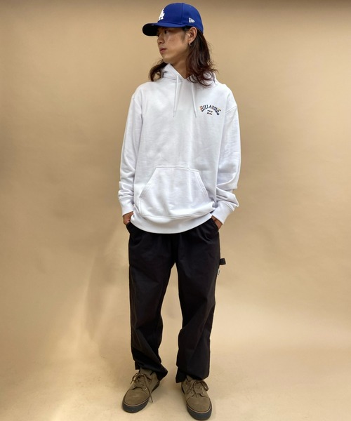 BILLABONG(ビラボン)の「BILLABONG/ビラボン 裏起毛 バックプリントパーカー BB012-013(パーカー・メンズ・ブラック/ホワイト・XL/M/L)」の12枚目の写真