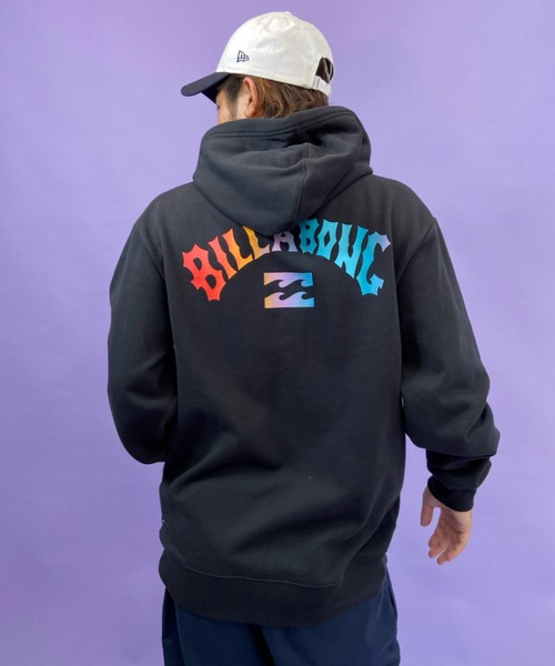 BILLABONG(ビラボン)の「BILLABONG/ビラボン 裏起毛 バックプリントパーカー BB012-013(パーカー・メンズ・ブラック/ホワイト・XL/M/L)」の15枚目の写真