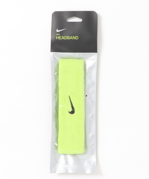 NIKE(ナイキ)の「NIKE ナイキ / スウッシュ ヘッドバンド(ヘアバンド・メンズ・ホワイト/ブラック/ネイビー/グレー/レッド/グリーン/ピンク/ブルー/オレンジ・FREE)」の4枚目の写真
