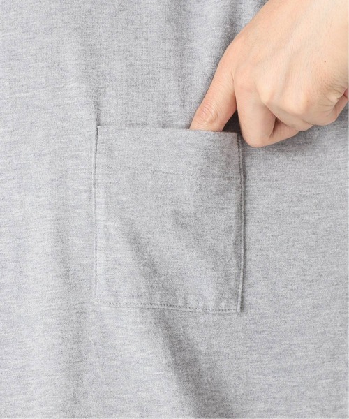 PULP/417EDIFICE(パルプフォーワンセブンエディフィス)の「◆BOXY RINGER SS TEE(Tシャツ/カットソー・メンズ・ネイビー/グレー/レッド・1/2)」の18枚目の写真