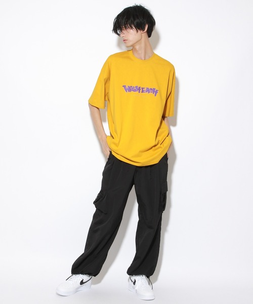 PBLIM（ページボーイリム）の「【PAGEBOYLIM】SBロゴプリントT（Tシャツ/カットソー・レディース・ブラック/マスタード/レッド・MEDIUM/LARGE）」の9枚目の写真