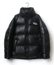 FIRST DOWN（ファーストダウン）の「FIRST DOWN/ファーストダウン LEATHER DOWN JACKET/レザーダウンジャケット（ダウンジャケット/コート・メンズ）」