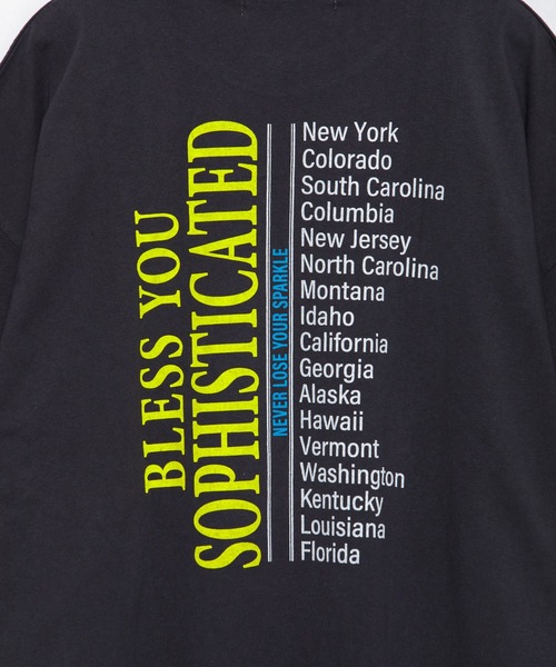 AS KNOW AS plus（アズノゥアズプラス）の「☆バンドＴツアーなビッグＴシャツ（Tシャツ/カットソー・レディース・グレイッシュベージュ/オフホワイト/チャコールグレー・FREE）」の18枚目の写真