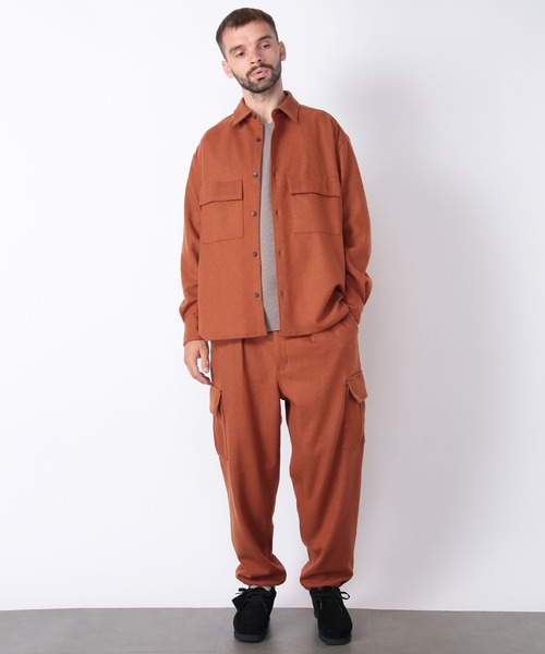 FUSE（フューズ）の「圧縮ジャージカーゴパンツ（カーゴパンツ・メンズ・オレンジ/マスタード/グレイッシュベージュ・01/02/03）」の20枚目の写真