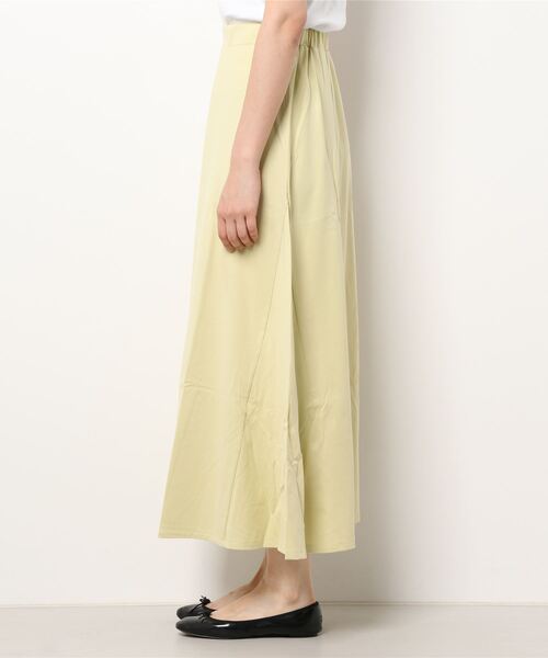 DouDou（ドゥドゥ）の「セットアップカットフレアスカート（スカート・レディース・イエロー/ブラック/ブルー・FREE）」の4枚目の写真