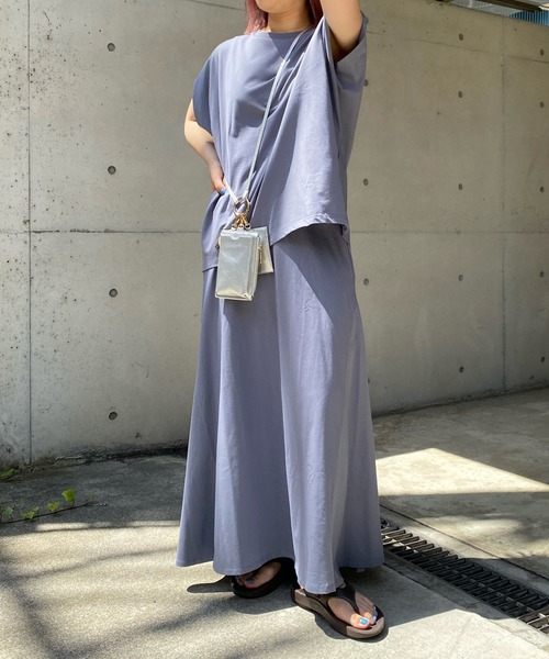 DouDou（ドゥドゥ）の「セットアップカットフレアスカート（スカート・レディース・イエロー/ブラック/ブルー・FREE）」の12枚目の写真