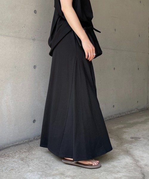 DouDou（ドゥドゥ）の「セットアップカットフレアスカート（スカート・レディース・イエロー/ブラック/ブルー・FREE）」の20枚目の写真