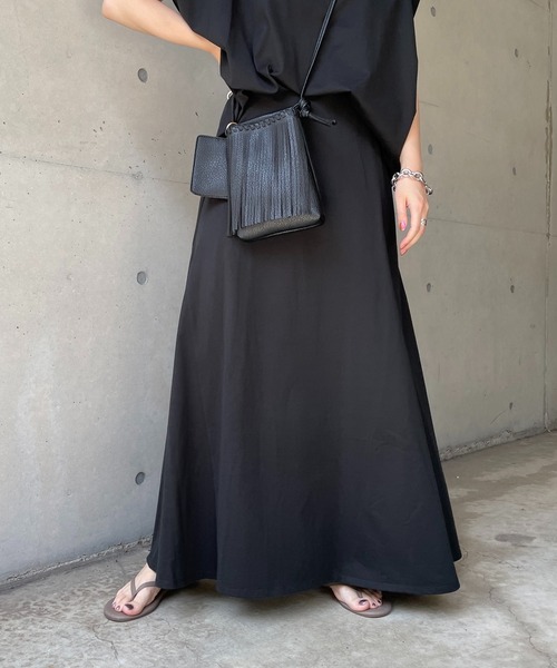 DouDou（ドゥドゥ）の「セットアップカットフレアスカート（スカート・レディース・イエロー/ブラック/ブルー・FREE）」の16枚目の写真