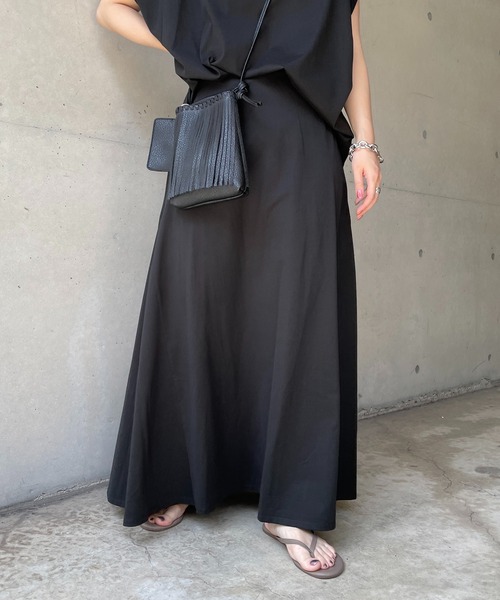 DouDou（ドゥドゥ）の「セットアップカットフレアスカート（スカート・レディース・イエロー/ブラック/ブルー・FREE）」の15枚目の写真