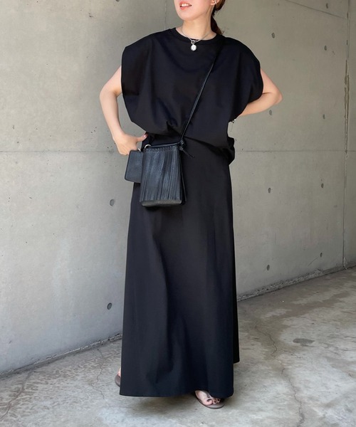 DouDou（ドゥドゥ）の「セットアップカットフレアスカート（スカート・レディース・イエロー/ブラック/ブルー・FREE）」の22枚目の写真