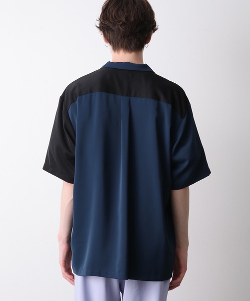 JUNRED（ジュンレッド）の「クレイジーパターンS/Sシャツ（シャツ/ブラウス・メンズ・ブルー系その他4/ネイビー/キャメル・L/M/LL）」の16枚目の写真