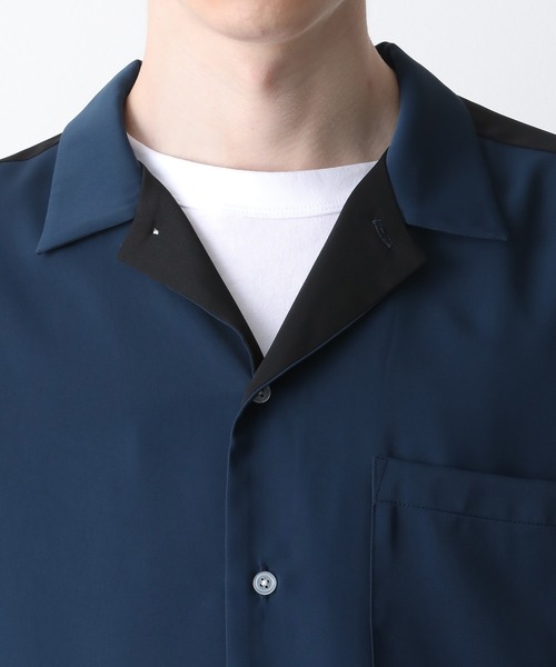 JUNRED（ジュンレッド）の「クレイジーパターンS/Sシャツ（シャツ/ブラウス・メンズ・ブルー系その他4/ネイビー/キャメル・L/M/LL）」の17枚目の写真