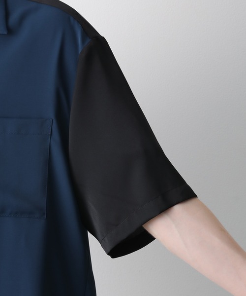 JUNRED（ジュンレッド）の「クレイジーパターンS/Sシャツ（シャツ/ブラウス・メンズ・ブルー系その他4/ネイビー/キャメル・L/M/LL）」の18枚目の写真