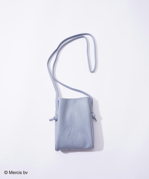 natural couture（ナチュラルクチュール）の「MIFFY FACE ミニショルダー（ショルダーバッグ・レディース・ブラック/ベージュ/オフホワイト/ブルー・FREE）」の4枚目の写真