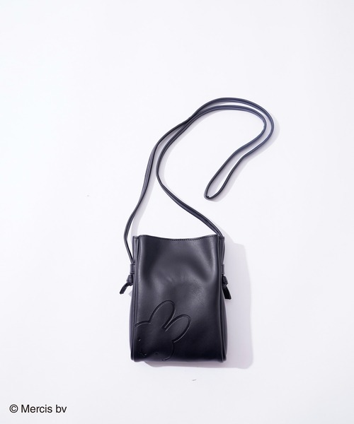 natural couture（ナチュラルクチュール）の「MIFFY FACE ミニショルダー（ショルダーバッグ・レディース・ブラック/ベージュ/オフホワイト/ブルー・FREE）」の2枚目の写真