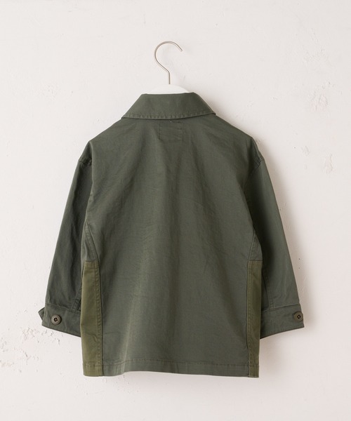 CIAOPANIC TYPY（チャオパニックティピー）の「【KIDS】ミリタリースウィッチングジャケット（ミリタリージャケット・キッズ・カーキ/チャコールグレー・MEDIUM/LARGE/XX-LARGE/SMALL/X-LARGE）」の7枚目の写真