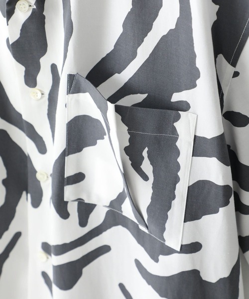 Name.（ネーム）の「【Name.】STUDIOUS別注 W.T FACE H/S SHT 2（シャツ/ブラウス・メンズ・グレー・1/0/2/3）」の11枚目の写真