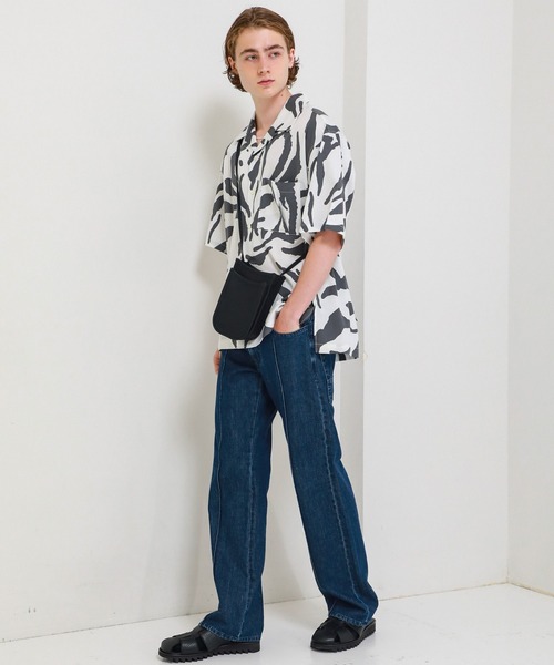 Name.（ネーム）の「【Name.】STUDIOUS別注 W.T FACE H/S SHT 2（シャツ/ブラウス・メンズ・グレー・1/0/2/3）」の2枚目の写真