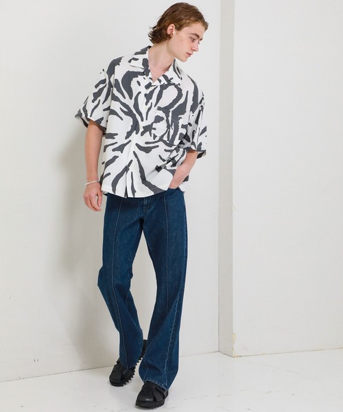 Name.（ネーム）の「【Name.】STUDIOUS別注 W.T FACE H/S SHT 2（シャツ/ブラウス・メンズ・グレー・1/0/2/3）」の4枚目の写真