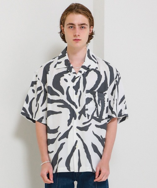 Name.（ネーム）の「【Name.】STUDIOUS別注 W.T FACE H/S SHT 2（シャツ/ブラウス・メンズ・グレー・1/0/2/3）」の6枚目の写真