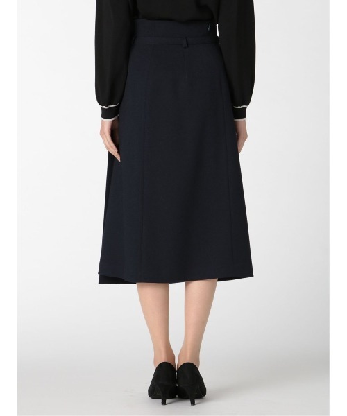 m.f.editorial（エムエフエディトリアル）の「エムエフエディトリアルレディース/m.f.editorial：Women ウーリッシュ セットアップ フレアースカート（セットアップジャケット・パンツございます）（スーツスカート・レディース・ネイビー・MEDIUM/X-LARGE/S/LARGE）」の8枚目の写真