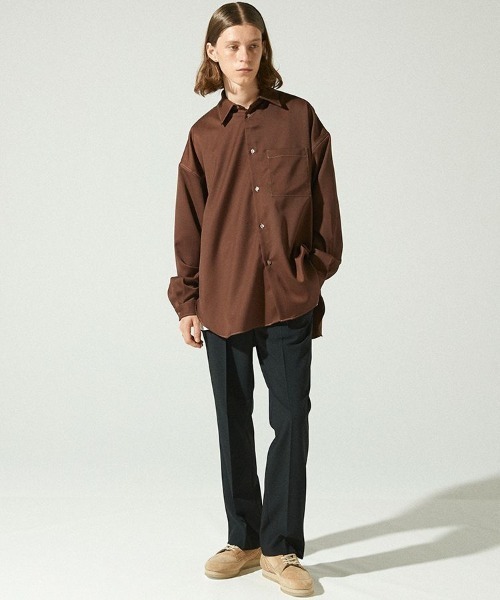 LIDNM（リドム）の「SEMI FLAIR SLACKS（スラックス・メンズ・ブラック・SMALL）」の6枚目の写真