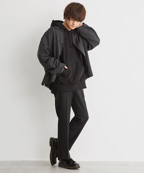 LIDNM（リドム）の「SEMI FLAIR SLACKS（スラックス・メンズ・ブラック・SMALL）」の5枚目の写真