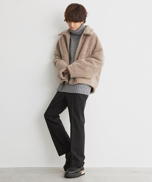 LIDNM（リドム）の「SEMI FLAIR SLACKS（スラックス・メンズ・ブラック・SMALL）」の9枚目の写真