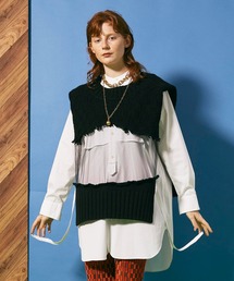 MAISON SPECIAL | 2WAYストレンジニットベスト【MAISON SPECIAL/メゾンスペシャル】(ニット/セーター)