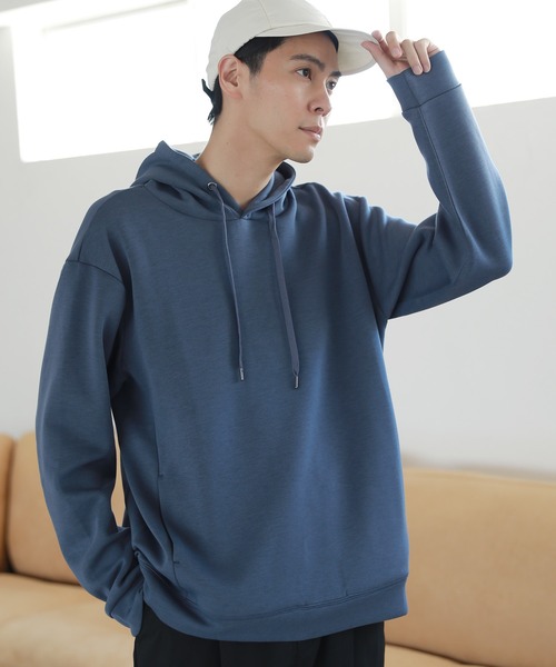 LAKOLE（ラコレ）の「【UNISEX】AIRパーカー / 228842（パーカー・メンズ・ダークブルー/チャコール/ブルーグリーン/ピンク/ライトグレー・LARGE/MEDIUM/X-LARGE/SMALL）」の4枚目の写真