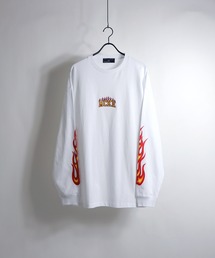 ILL'S / イルズ ファイヤー / カレッジロゴ プリントビッグロンT