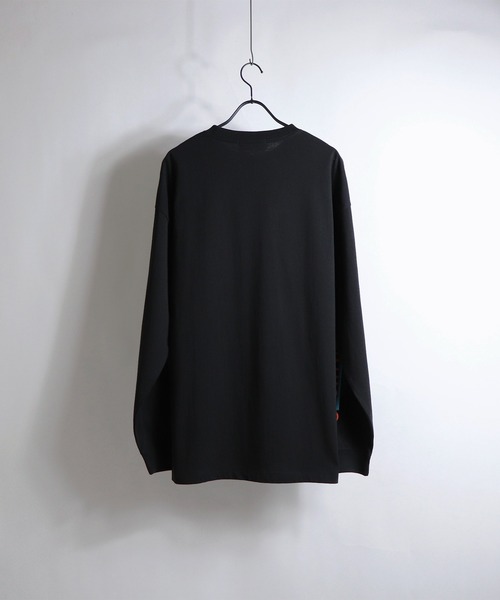 ILL'S(イルズ)の「ILL'S / イルズ ファイヤー / カレッジロゴ プリントビッグロンT(Tシャツ/カットソー・メンズ・ホワイト/ブラック系その他/ホワイト系その他/ブラック・M/L)」の12枚目の写真
