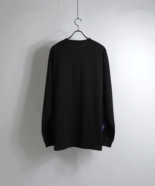 ILL'S(イルズ)の「ILL'S / イルズ ファイヤー / カレッジロゴ プリントビッグロンT(Tシャツ/カットソー・メンズ・ホワイト/ブラック系その他/ホワイト系その他/ブラック・M/L)」の5枚目の写真