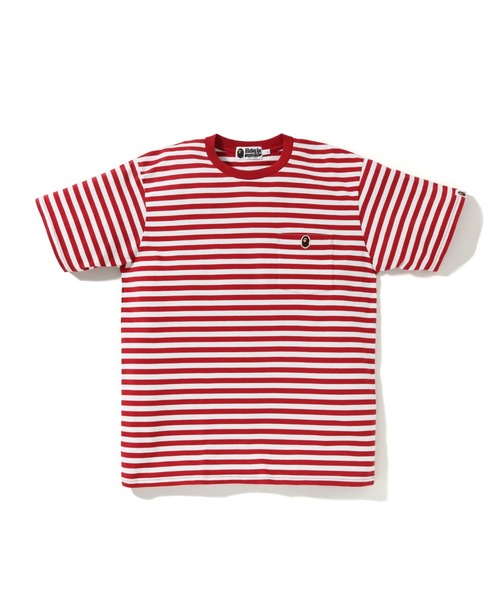 A BATHING APE(アベイシングエイプ)の「【WEB限定】POCKET HOOP TEE M BAPEC(Tシャツ/カットソー・メンズ・レッド/ブラック/ネイビー/マルチ・MEDIUM/X-LARGE/XX-LARGE/LARGE/SMALL)」の3枚目の写真