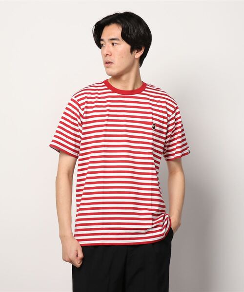 A BATHING APE(アベイシングエイプ)の「【WEB限定】POCKET HOOP TEE M BAPEC(Tシャツ/カットソー・メンズ・レッド/ブラック/ネイビー/マルチ・MEDIUM/X-LARGE/XX-LARGE/LARGE/SMALL)」の7枚目の写真