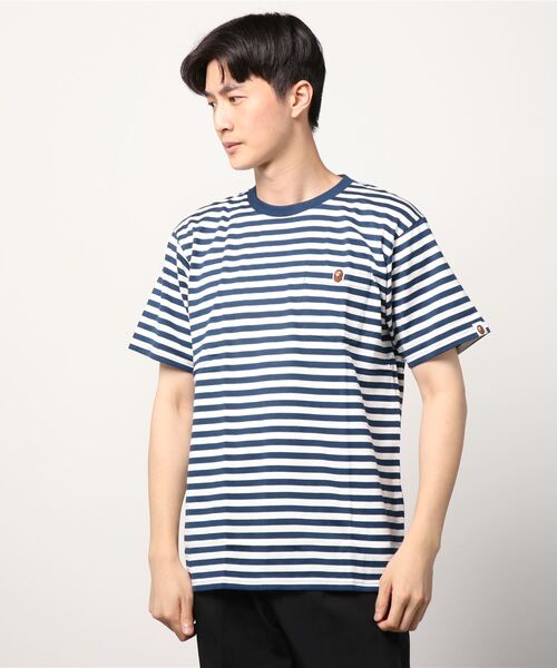 A BATHING APE(アベイシングエイプ)の「【WEB限定】POCKET HOOP TEE M BAPEC(Tシャツ/カットソー・メンズ・レッド/ブラック/ネイビー/マルチ・MEDIUM/X-LARGE/XX-LARGE/LARGE/SMALL)」の6枚目の写真