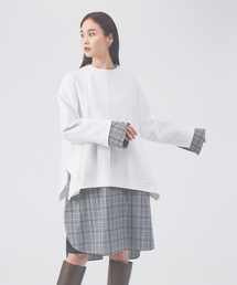 qualite | 裏毛ポンチョプルオーバー(Tシャツ/カットソー)