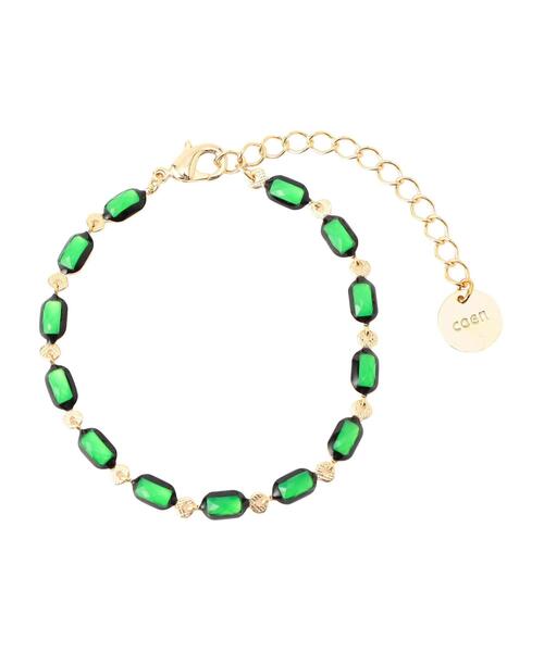 coen（コーエン）の「【展開店舗限定】カラーパーツブレスレット（ブレスレット・レディース・ケリー/オレンジ・FREE）」の3枚目の写真