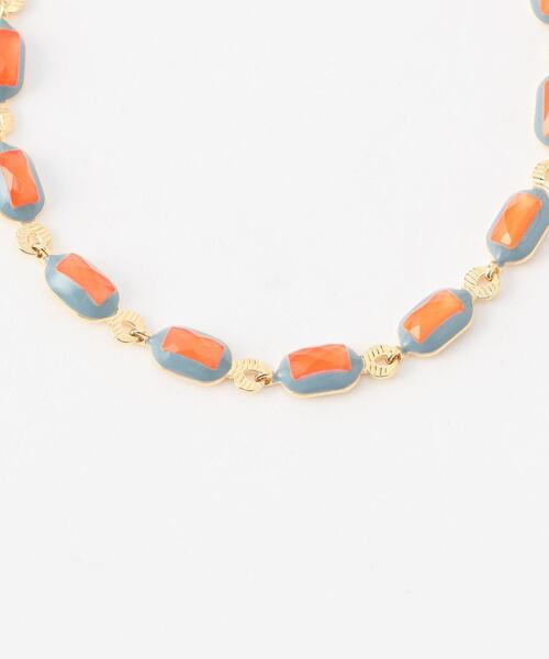 coen（コーエン）の「【展開店舗限定】カラーパーツブレスレット（ブレスレット・レディース・ケリー/オレンジ・FREE）」の4枚目の写真