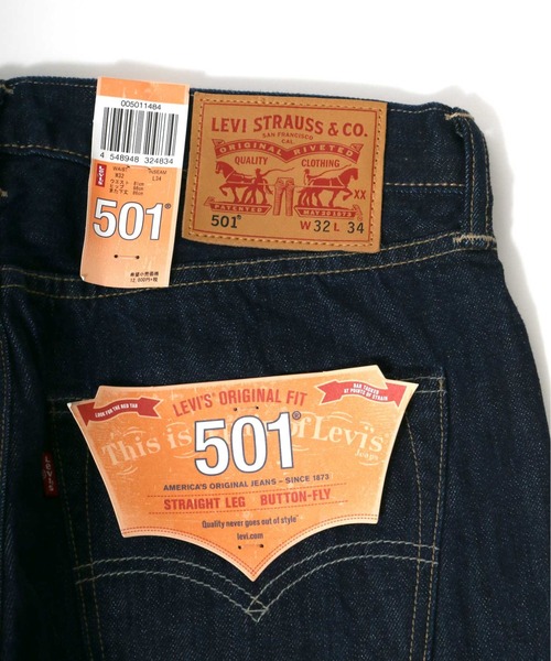 Levi's(リーバイス)の「Levi's/リーバイス 501 ORIGINAL FIT レギュラーストレート(デニムパンツ・メンズ・ワンウォッシュ・32inch/30inch/28inch/34inch/36inch/31inch/29inch/33inch)」の4枚目の写真