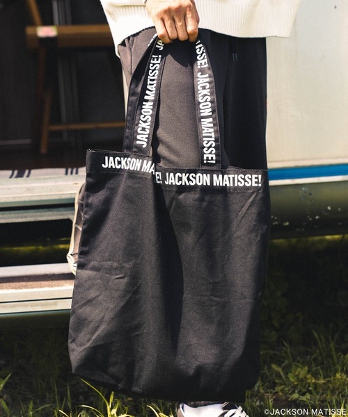 JACKSON MATISSE(ジャクソンマティス)の「【JACKSON MATISSE(ジャクソンマティス)×BAYFLOW】トート(トートバッグ・メンズ・その他2/ホワイト/その他1/ブラック・FREE)」の3枚目の写真