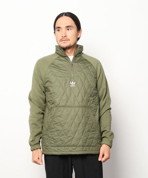 ADIDAS アディカラー クラシックス ハーフジップ スウェット adidas（アディダス）の「アディカラー クラシックス キルト