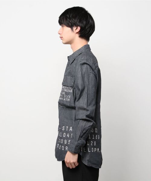 G-STAR（ジースター）の「NAVY SEAL REGULAR SHIRT ARTWORK/デニムシャツ（シャツ/ブラウス・メンズ・ブルー系その他・SMALL/X-LARGE/X-SMALL/MEDIUM/LARGE）」の8枚目の写真